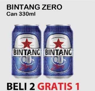 Promo Harga Bintang Zero 330 ml - Alfamart