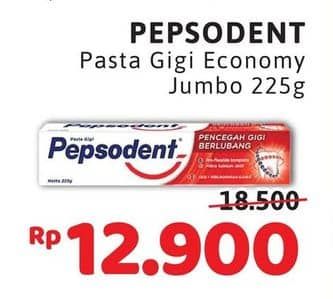 Promo Harga Pepsodent Pasta Gigi Pencegah Gigi Berlubang 225 gr - Alfamidi