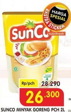 Promo Harga SUNCO Minyak Goreng 2 ltr - Superindo