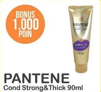 Promo Harga PANTENE Gold Conditioner Strong Thick 90 ml - Alfamart