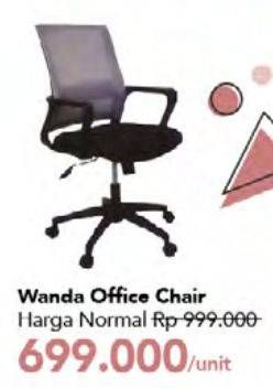 Promo Harga Wanda Office Chair  - Carrefour
