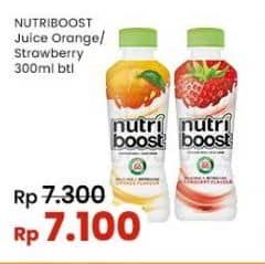 Promo Harga Minute Maid Nutriboost Orange, Strawberry 300 ml - Indomaret