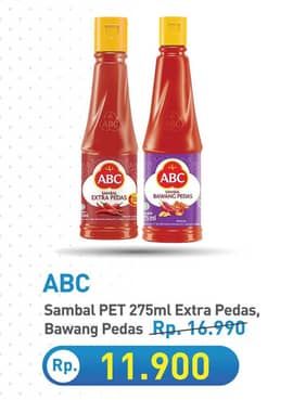 Promo Harga ABC Sambal Extra Pedas, Bawang Pedas 275 ml - Hypermart