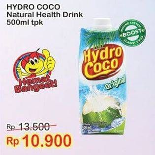 Promo Harga HYDRO COCO Minuman Kelapa Original 500 ml - Indomaret