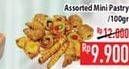 Promo Harga Assorted Mini Pastry per 100 gr - Hypermart