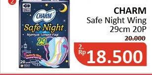 Promo Harga Charm Safe Night Wing 29cm 20 pcs - Alfamidi