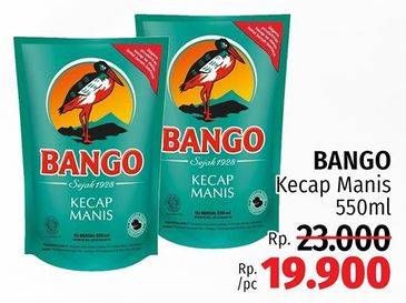 Promo Harga BANGO Kecap Manis 550 ml - LotteMart