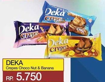 Promo Harga DUA KELINCI Deka Crepes Choco Nut, Choco Banana 100 gr - Yogya