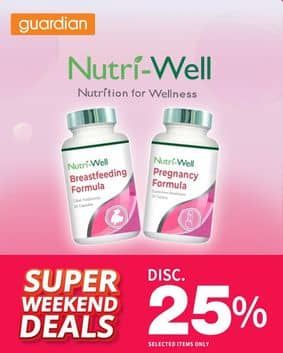 Promo Harga Nutriwell Supplement Range  - Guardian