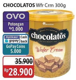 Promo Harga Hollanda Chocolatos Wafer 300 gr - Alfamidi