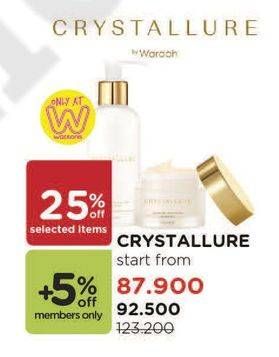 Promo Harga WARDAH Crystallure Produk  - Watsons