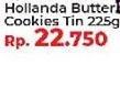 Promo Harga HOLLANDA Butter Cookies 225 gr - Yogya