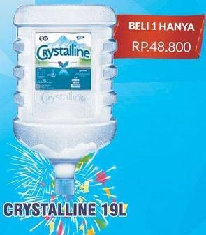 Promo Harga CRYSTALLINE Air Mineral 19 ltr - Hypermart