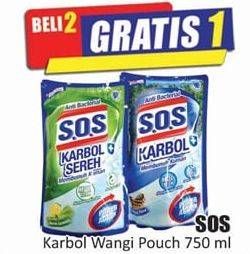 Promo Harga SOS Karbol Wangi 750 ml - Hari Hari
