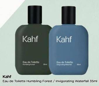 Promo Harga Kahf Eau De Toilette Humbling Forest, Invigorating Waterfall 35 ml - TIP TOP