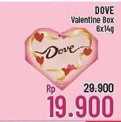 Promo Harga DOVE Chocolate Valentine Box 6 pcs - Alfamidi