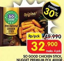 SO GOOD Chicken Stick, Nugget Premium 400 g