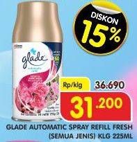 Promo Harga GLADE Matic Spray Refill All Variants 225 ml - Superindo