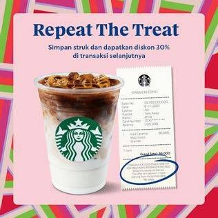 Promo Harga Repeat the Treat  - Starbucks