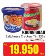 Promo Harga KHONG GUAN Saltcheese Regular 336 gr - Hari Hari