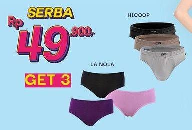 Promo Harga Hicoop/La Nola Pakaian Dalam  - Carrefour