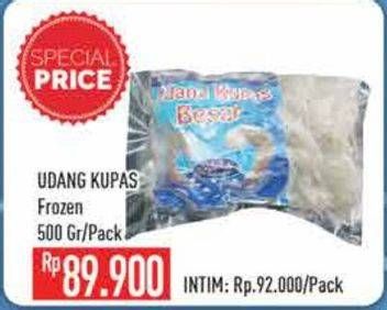 Promo Harga Udang Kupas Frozen 500 gr - Hypermart