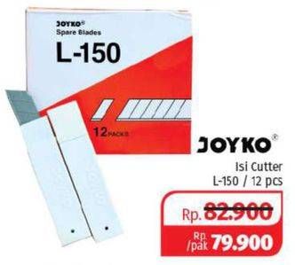 Promo Harga KENKO Cutter Blade L150 12 pcs - Lotte Grosir