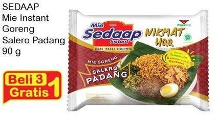 Promo Harga SEDAAP Mie Goreng Salero Padang 86 gr - Indomaret