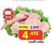Promo Harga Ayam Sayap per 100 gr - Superindo