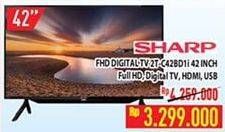 Promo Harga SHARP 2T-C42BD1i | LED TV 42"  - Hypermart