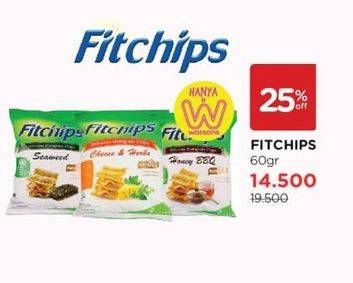 Promo Harga Fitchips Delicious Multigrain Chips 60 gr - Watsons