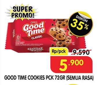 Promo Harga Good Time Cookies Chocochips All Variants 72 gr - Superindo