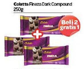 Promo Harga Colatta Fineza Compound Chocolate per 2 pouch 250 gr - Carrefour
