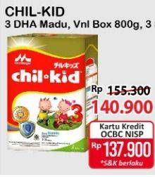 Promo Harga Morinaga Chil Kid Gold Madu, Vanila 800 gr - Alfamart