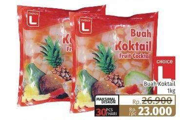 Promo Harga CHOICE L Koktail Buah 1000 gr - Lotte Grosir