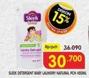 Promo Harga SLEEK Baby Laundry Detergent 450 ml - Superindo