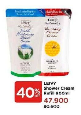Promo Harga LEIVY Shower Cream 900 ml - Watsons