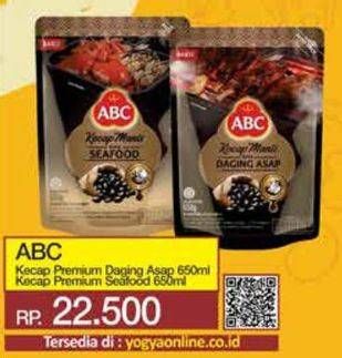 Promo Harga ABC Kecap Manis Rasa Daging Asap/ABC Kecap Manis Rasa Seafood  - Yogya