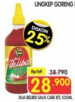 Promo Harga Dua Belibis Saus Cabe 535 ml - Superindo