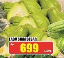 Promo Harga Labu Siam Besar per 100 gr - Hari Hari