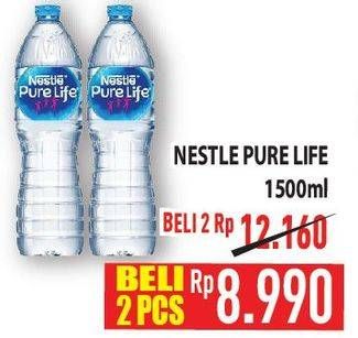 Promo Harga Nestle Pure Life Air Mineral 1500 ml - Hypermart