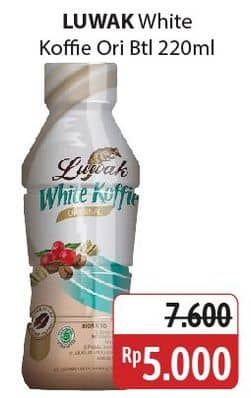 Promo Harga Luwak White Koffie Ready To Drink Original 220 ml - Alfamidi