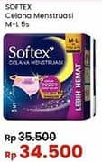 Promo Harga Softex Celana Menstruasi 5 pcs - Indomaret