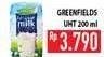 Promo Harga GREENFIELDS UHT 200 ml - Hypermart