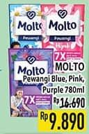 Promo Harga Molto Pewangi Sports Fresh, Hijab Soft Fresh, Active Fresh 780 ml - Hypermart