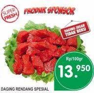 Promo Harga Daging Rendang Sapi per 100 gr - Superindo