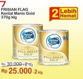 Promo Harga FRISIAN FLAG Susu Kental Manis per 2 kaleng 370 gr - Indomaret