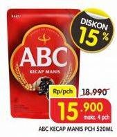 Promo Harga ABC Kecap Manis 520 ml - Superindo