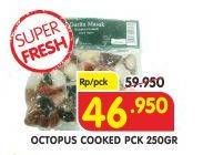 Promo Harga Sea Food  Octopus Cooked 250 gr - Superindo