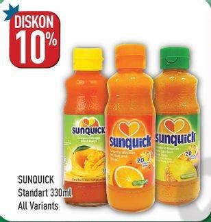 Promo Harga SUNQUICK Minuman Sari Buah All Variants 330 ml - Hypermart